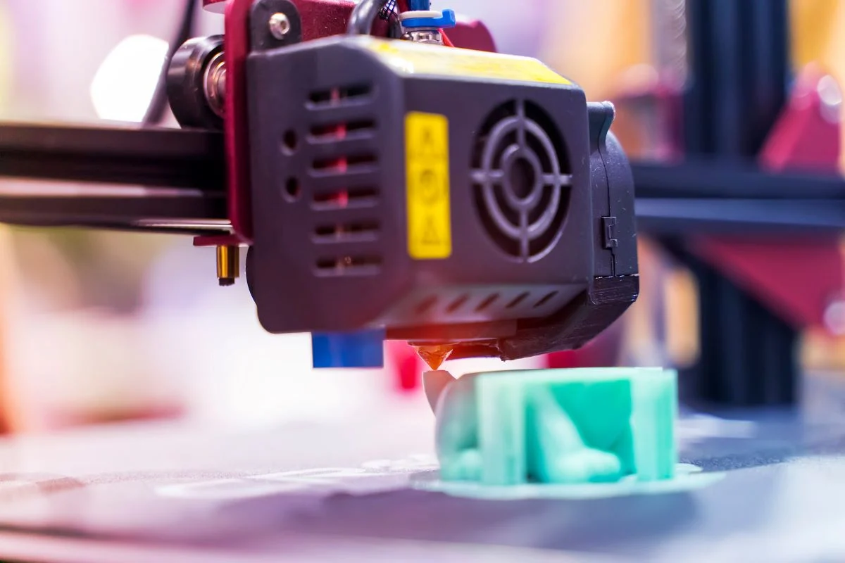 3d printer close up for prototyping