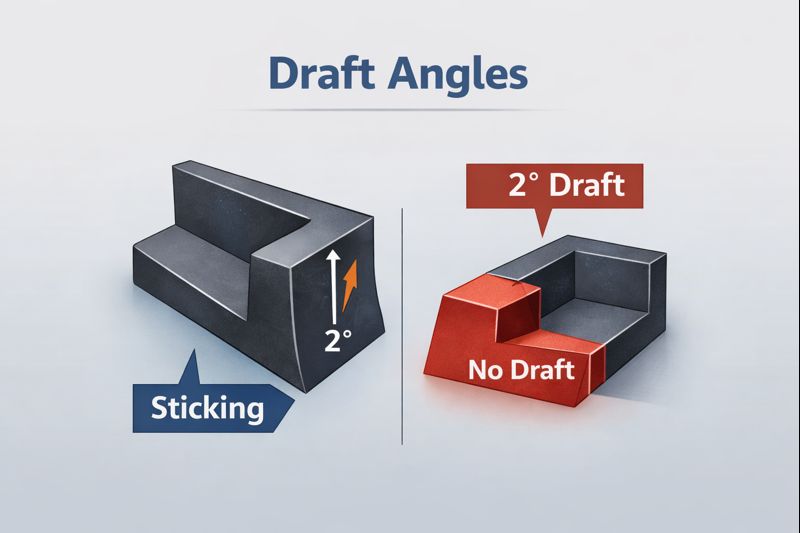 Draft Angles In Injection Molding
